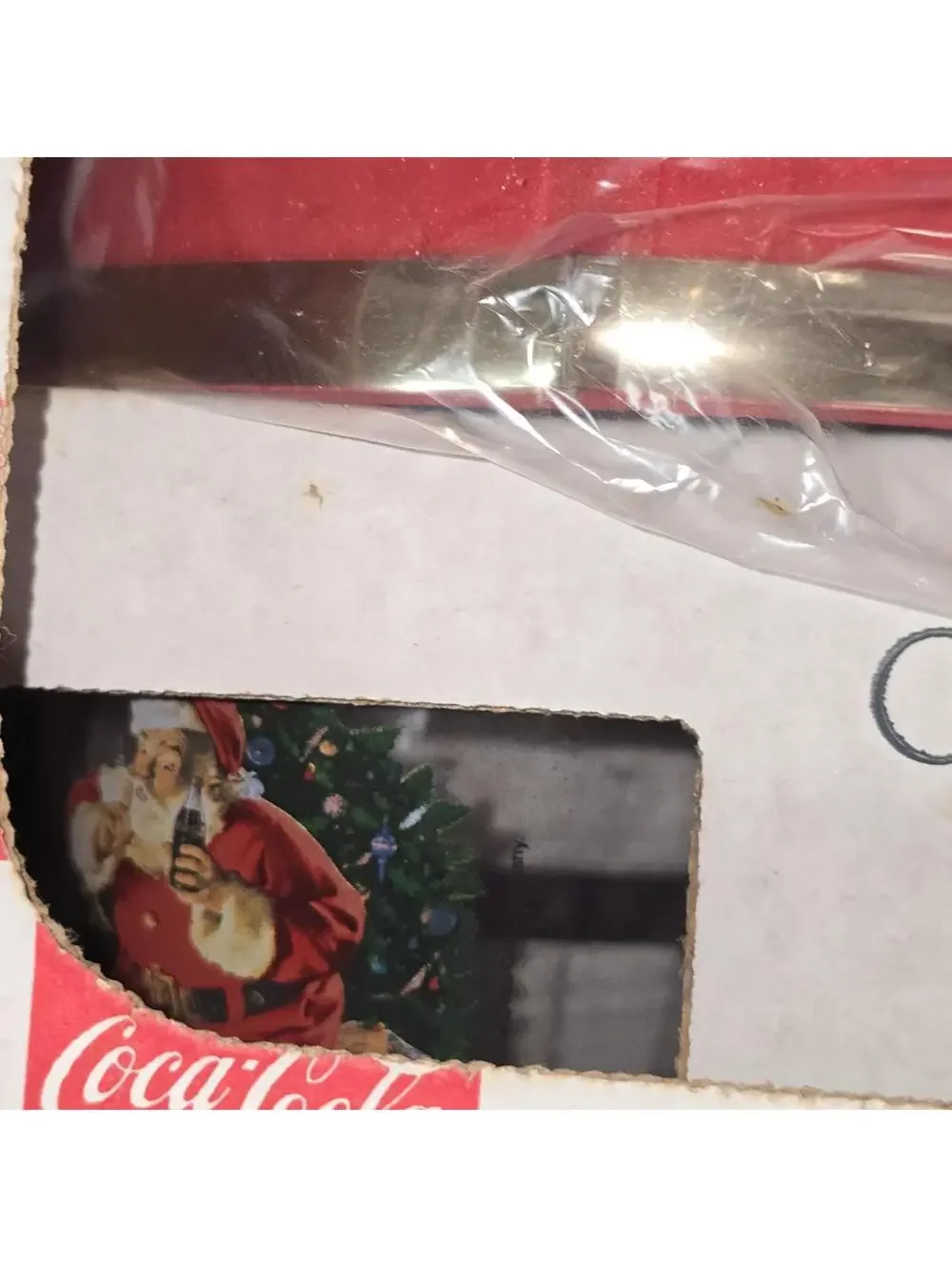 Vintage 1993 Coca Cola Christmas 5 Pc Entertainment Set Ice Bucket Glasses NIB